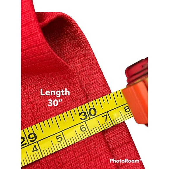 IZOD Mens Active Polo Shirt Red Size XL Grid-Print Stretch Golf - Picture 6 of 10